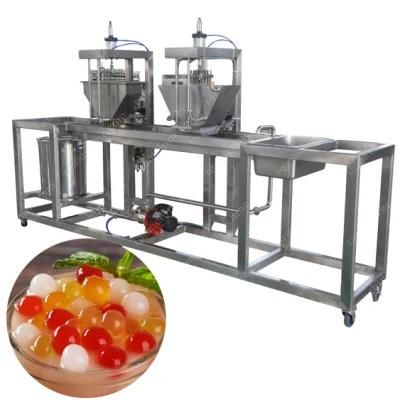 Small Jelly Ball Popping Boba Juice Ball Konjac Agar Ball Making Machine with PLC Control