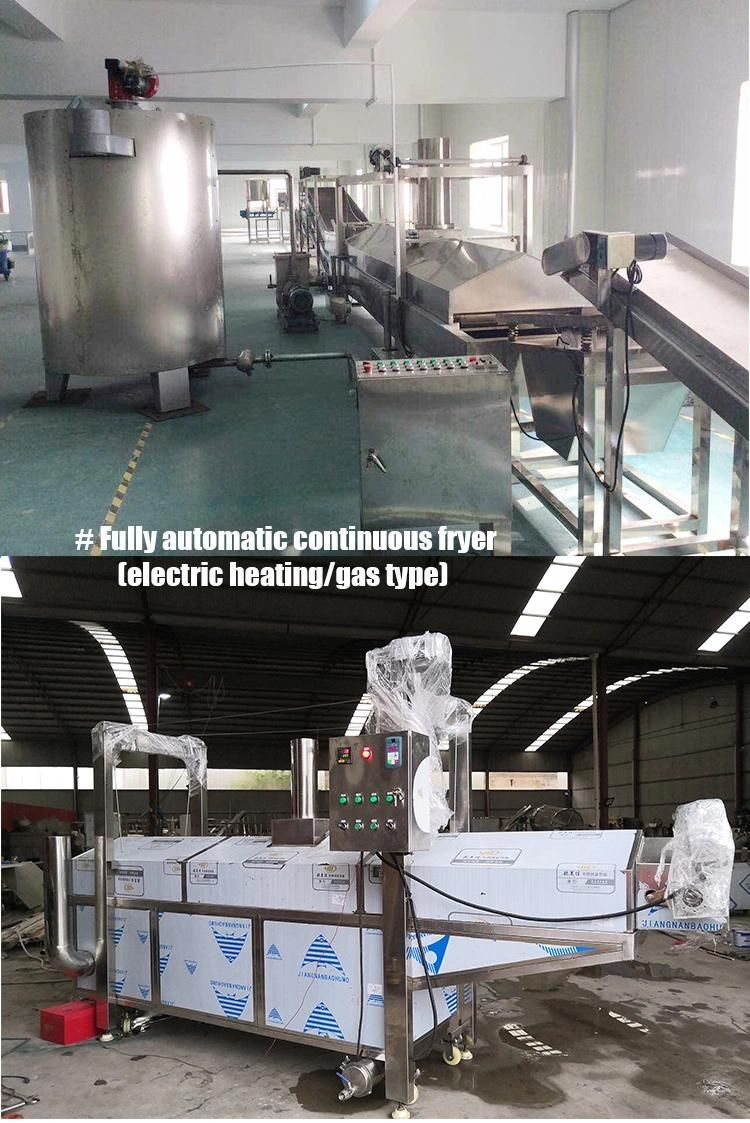 Fully Automatic Fryer Potato Chips Fryer Machine Big Fryer