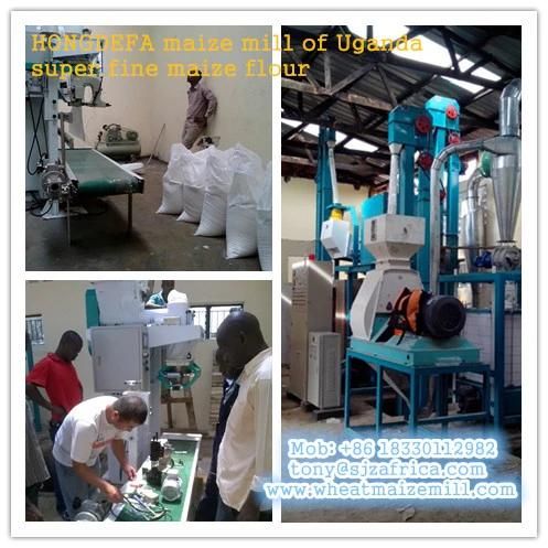 Africa 30 Ton Per Day Maize Grinding Hammer Mill Machine