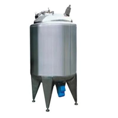 2000L Stainless Steel Juice Milk Mixing Pressure Wine Fermentation Vessel with Agitator
