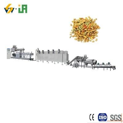 Twin Screw Extruder Dog Pet Food Biscuit Making Puffing Machines