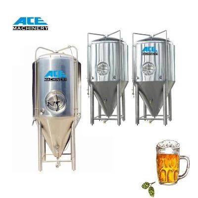 Price of 500L 1000L 2000L Microbrewery Beer Brewing Equipment Fermentation Tank Brew ...