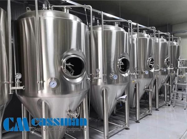 Cassman 1000L 2000L Customized Industrial 2/3/4 Vessels Craft Beer Brewing Equipment