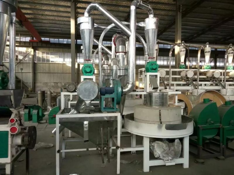 Maize Corn Bean Wheat Flour Mills Wheat Peeling Machine Stone Mill