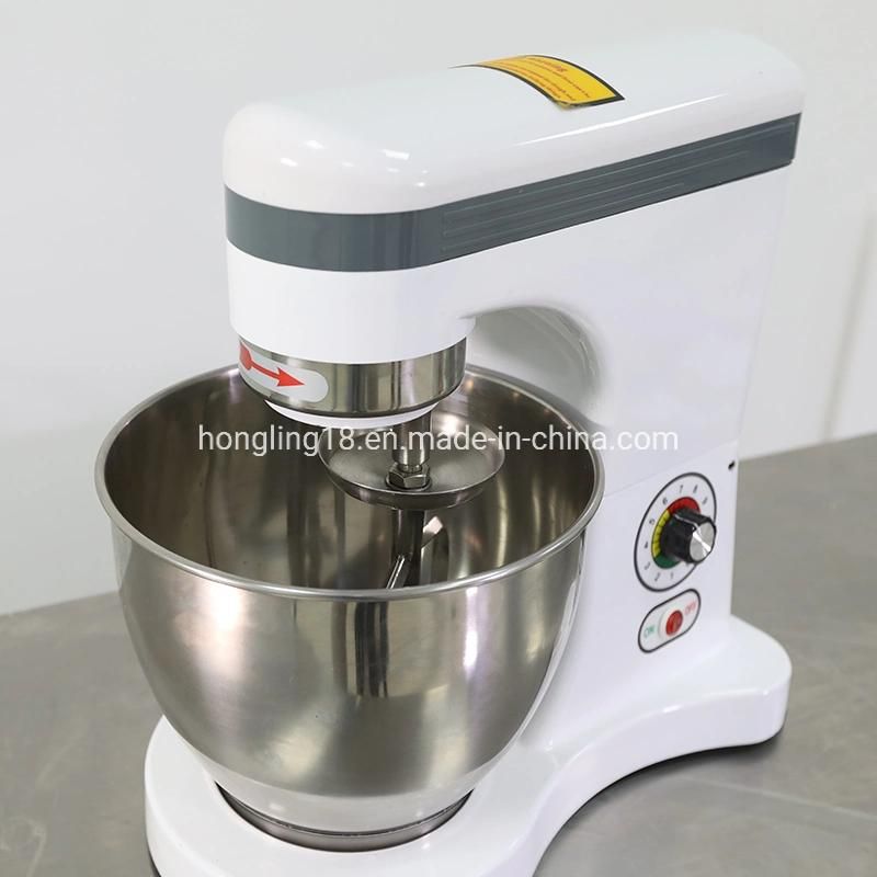 CE Approved 7 Liter Small Stand Food Mixer with Protection Guard