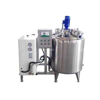 Stainless Steel Cooling Jacketed Tank 500L Dairy Refrigerated Cooling Milk Tank