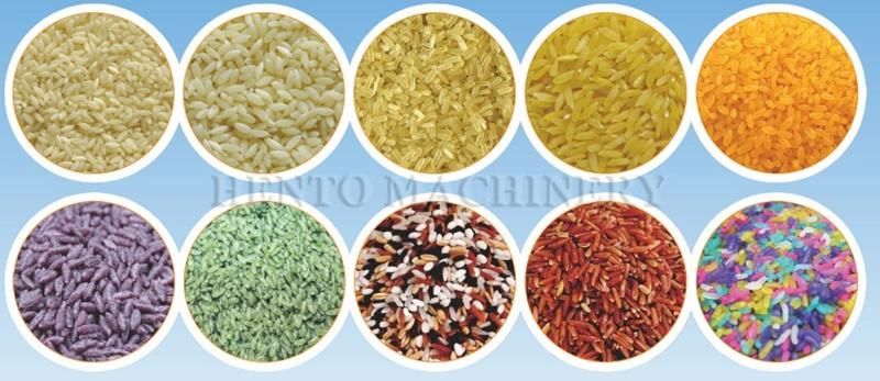 China Manufacturer Rice Processing Plant / Nutrition Rice Extruder Machine / Artificia Nutritional Rice Maker