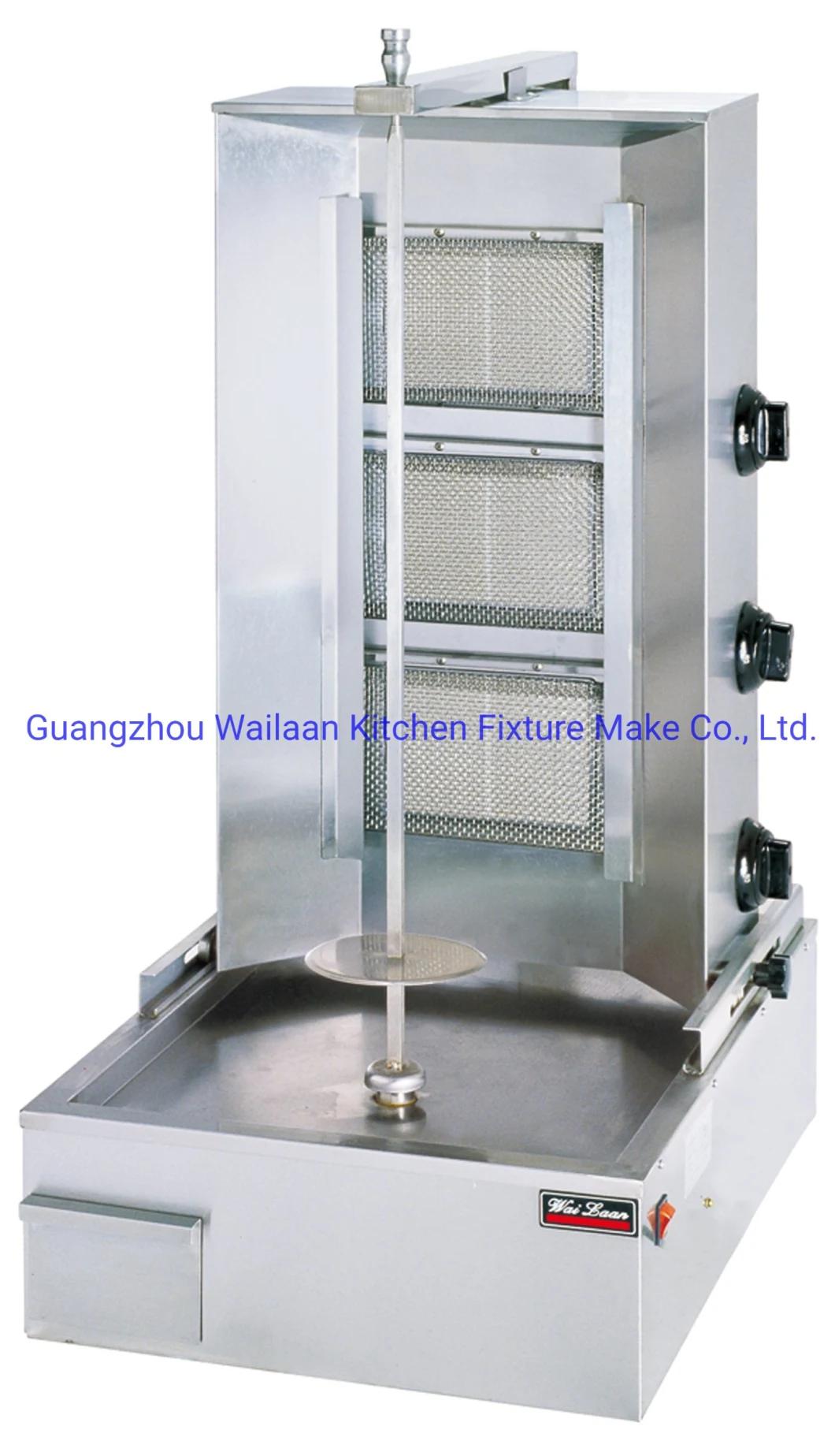 Automatic Gas Shawarma Doner Kebab Making Doner Machine for Restaurant Hotel