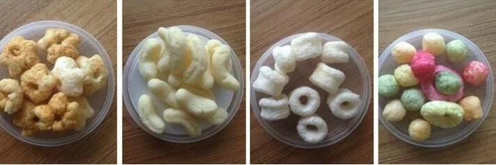 Wheat Corn Rice Flour Puff Snack Extruder