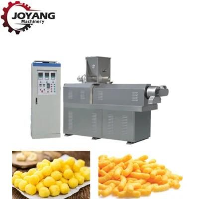 Stainless Automatic Corn Rice Grain Cereal Inflating Puffing Machine Snack Food Extruder ...