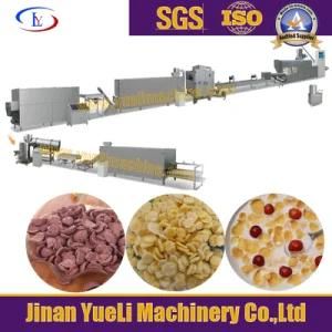 Breakfast Cereals Corn Puff Corn Flakes Food Making Extruder