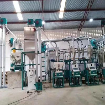 Hongdefa Most Popular One Ton Per Hour Maize Mill Machine