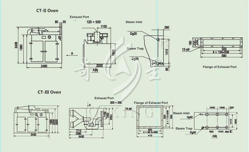 Tray Dryer for Vegetables and Fruits