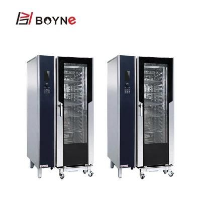 20 Layers Stainless Steel Kitchen Cooking Equipment Combi Oven