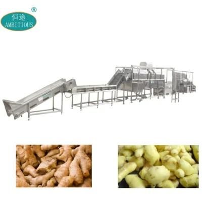 Ginger Washing Peeling Line Ginger Processing Line