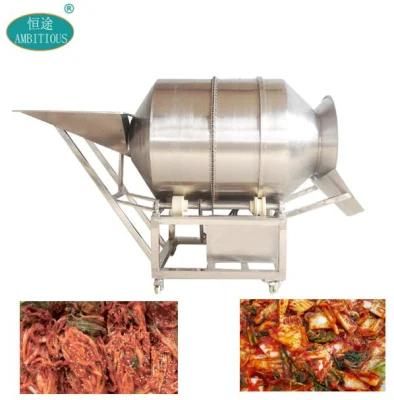 Pickle and Kimchi Flavoring Machine/ Single Roller Seasoning Machine/ Seasoning Tumbler