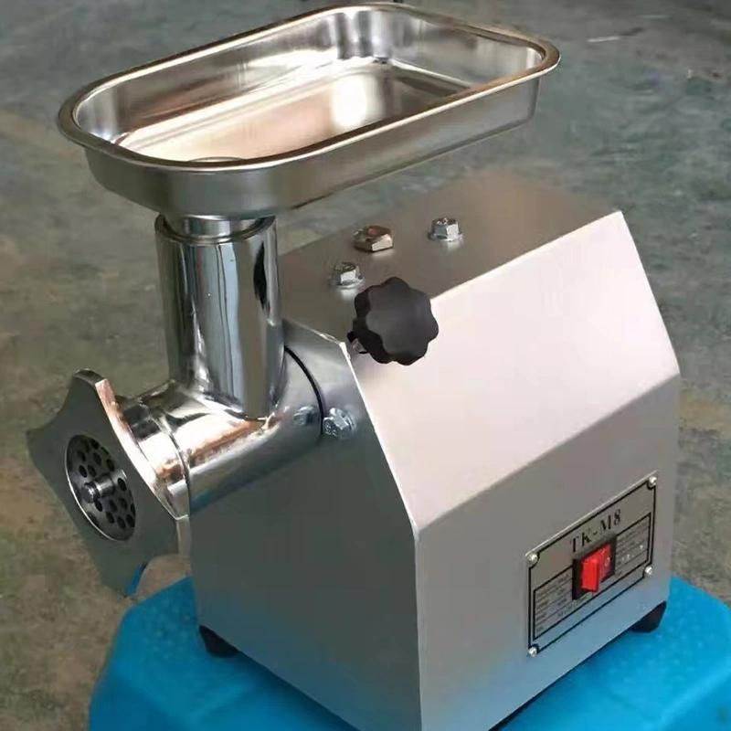 Commercial Stainless Steel Mincer Electric Mince Mincing Mutton Slicer Cutter Mini Domestic Industrial Kitchen Frozen Butchers Machine Meat Processing Grinder