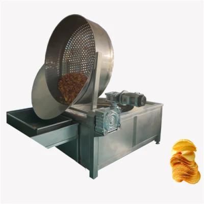 Automatic Stirring Plantain Chips Frying Machine Batch Fryer Peanut Frying Machine