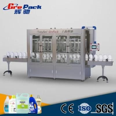 2020 Latest Mouthwash Liquid Servo Piston Filling Machine with CE Approved