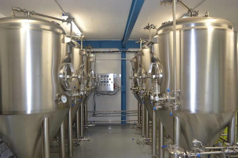 1500L 2000L 15bbl 20bbl Stainless Steel Cone Jacketed Fermenter with Digital Display Control