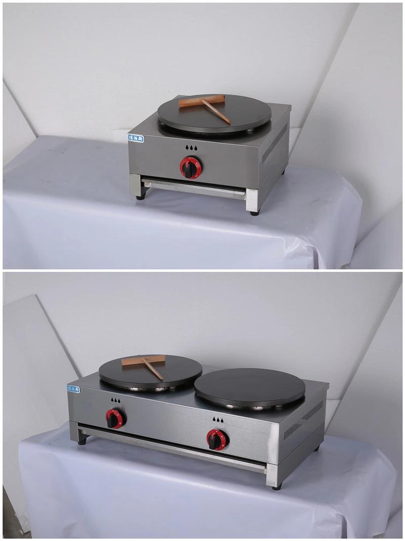 Commercial Crepe Making Machine Double-Head Crepe Maker Roti Machine