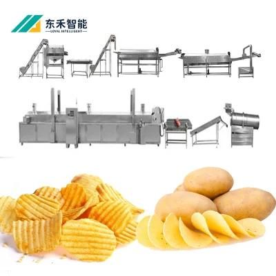 Fully Automatic Potato Chips Production Line French Fries Production Line