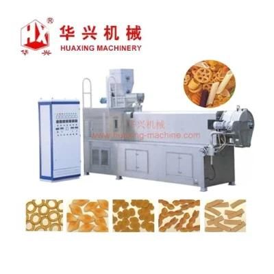 Snacks Food Machine---2D 3dpellet/Chips/Extruded Frying Food Processing Line