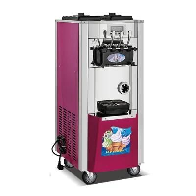 Pre Cooling Air Pump Soft Ice Cream Snack Machine Maker