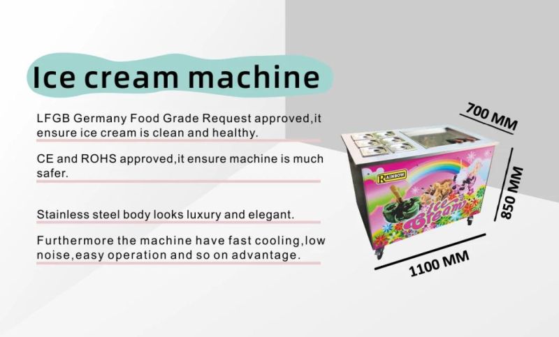 Food Commercial Fried Italian Gelato Hard Soft Serve Frozen Yogurt Ice Cream Making Machine