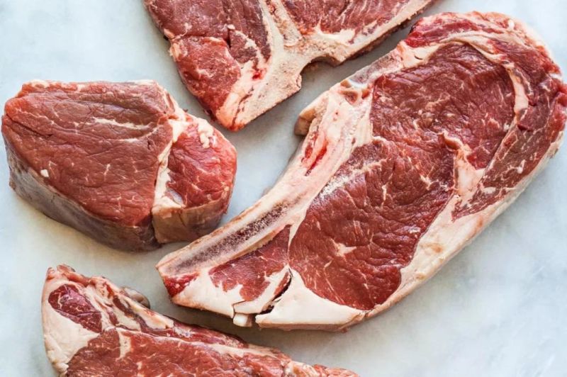 Automatic Meat Blancher Beef Steak and Lamb Chop Blanching Machine