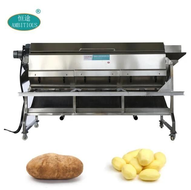 Large Capacity Potato Washing and Peeling Machine