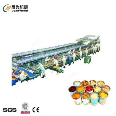 Automatic Canned Food Production Line Beans, Corn, Cucumber, Pepper, Mushroom, Pineapple, ...