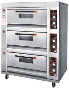 Wholesale Baking Machine Equipment Deck Pizza Oven for Bakery with 3 Decks 6 Trays