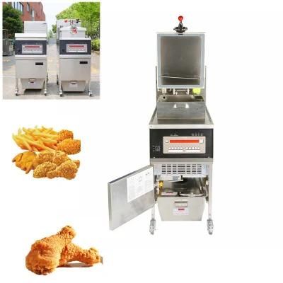 CE Certificated Stainless Steel Fast Food Restaurant Gas Pressure Fryer