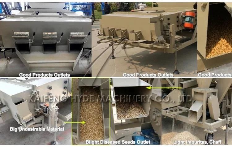 Agricultural Paddy Seed Pre-Cleaning Machine Wheat Sesame Seed Cleaning Machine Moblile Combine Seed Cleaner