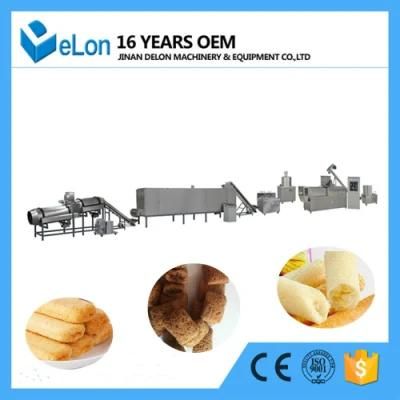 Sweet Small Scale Corn Puffed Core Filling Food Processing Machines