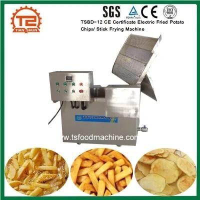 Tsbd-12 Ce Certificate Electric Fried Potato Chips/ Stick Frying Machine