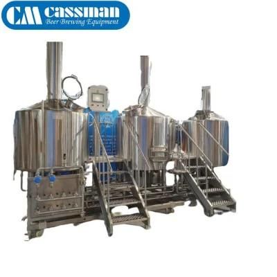 Cassman 100L-2000L Commercial Beer Brewing Equipment with CE Certificate