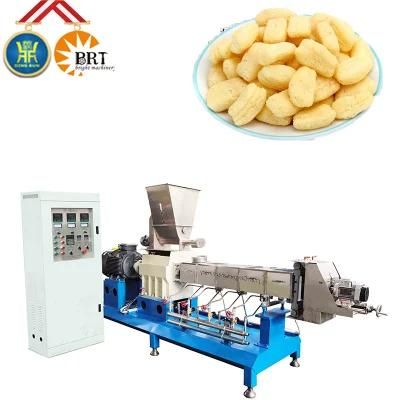 Puffed Corn Rice Snack Food Making Extruder Processing Machine Puff Feed Production Making ...
