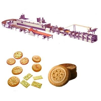 Model-1000 Full Automatic Hard and Soft Biscuit Making Machine Price/Biscuit Sandwich ...