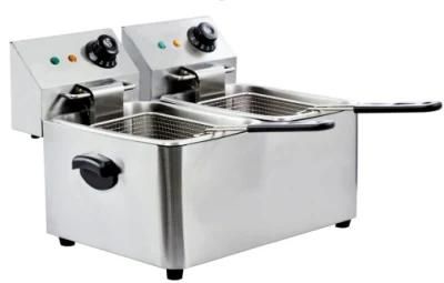 Commercial Electric Deep Fryer (2-Tank, 2-Basket)