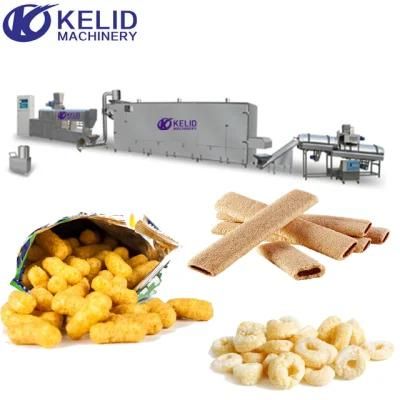 Maize Puff Snack Food Machine Extruder Production Line