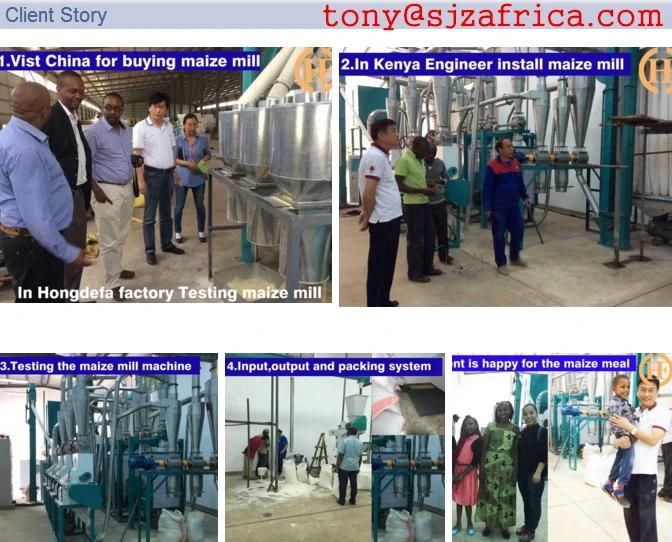 Uganda 30 Ton Per Day Ugali Maize Flour Machine