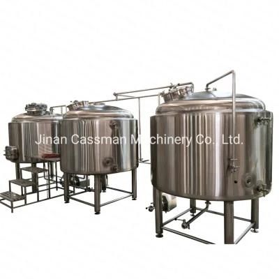Cassman 1000L 3 Vessels SUS304 Brewery Lauter Tun with False Bottom