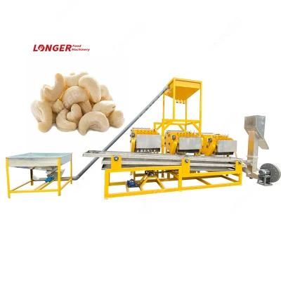Automatic Cashew Shelling Peeler Processing Plan Line Cashew Nuts Making Machine