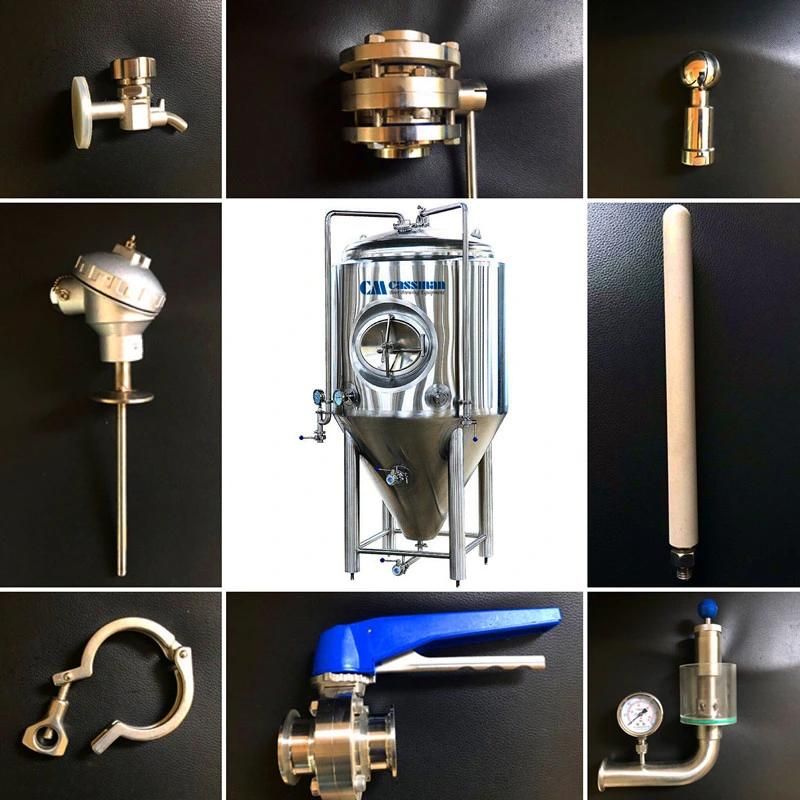 Cassman Steam Heating SUS304 1000L Pub Beer Microbrewery Equipment