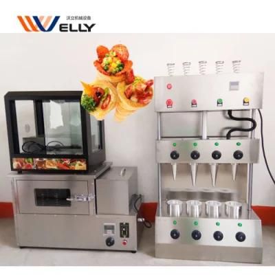 Low Investment Pizza Cone Making Machine Price for Snack Bar