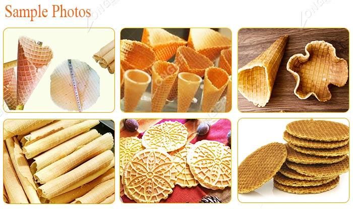 Rolled Sugar Making Machine for Ice Cream Cone Machine Price