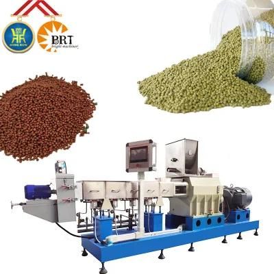 Floating Aquatic Shrimp Fish Food Pelleting Processing Extruder Machine