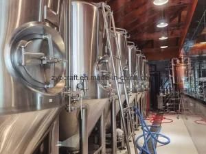 2000L Stainless Steel Beer Fermentation Tank with Jacket and Insulation SS304 Fermenter